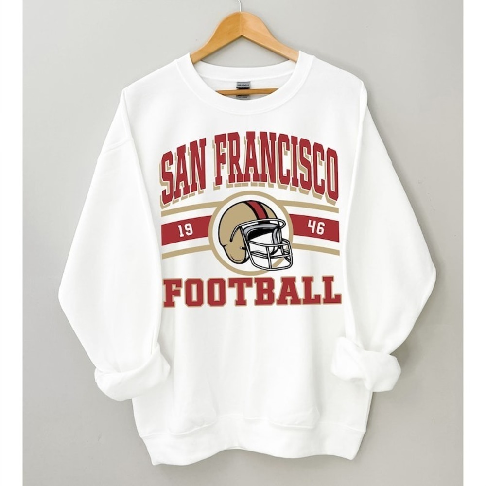 San Francisco Football Sweatshirt Unisex San Francisco Football 49ers Sweatshirt